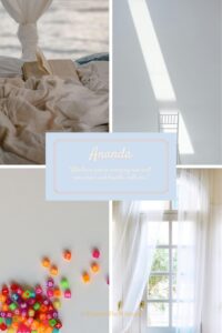 A mood board for Ananda the cat.